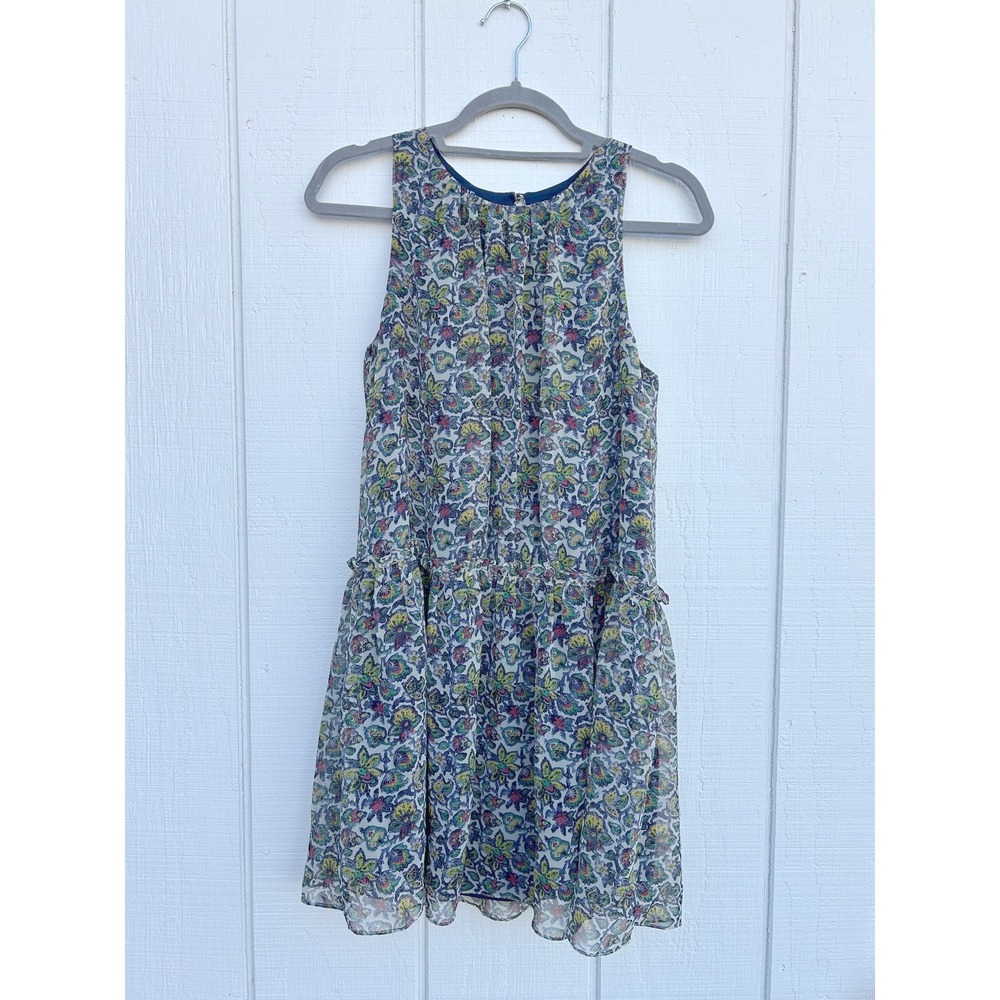 LIKELY Gypsy Bayard Floral Print Georgette Shift Sundress‎ sz 2